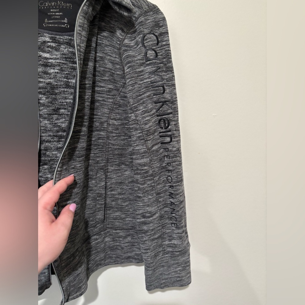 Calvin Klein Gray Jacket Size Medium - image 3